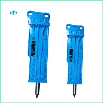 120 میلی متر اسکنه بیل مکانیکی جک چکش 120 L/MIN 40 Cr هیدرولیک شکن